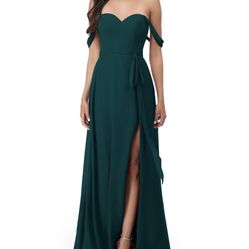 Formal Pine Green Dress