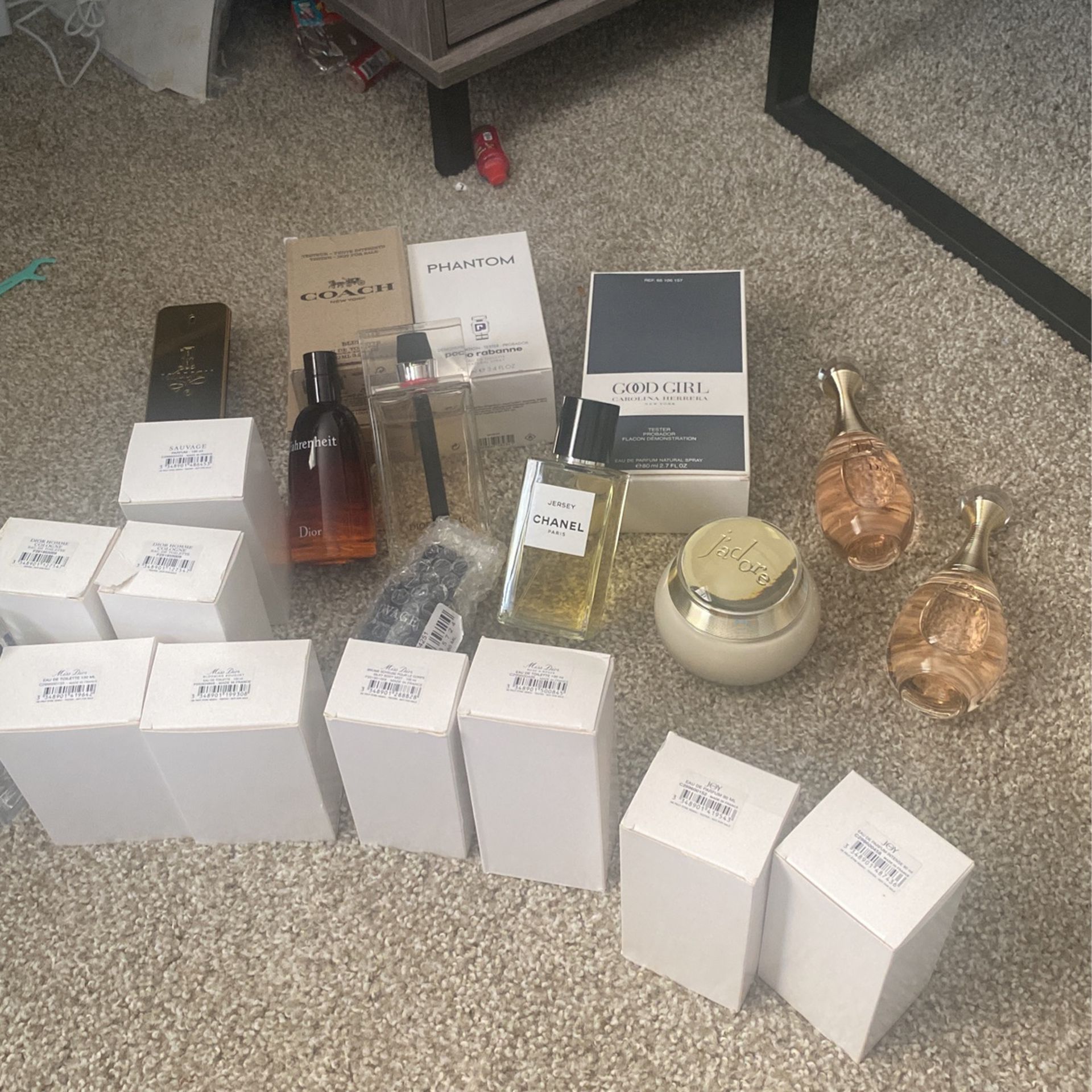 Brand New Dior Chanel J'dore Good Girl Pacco Rabanne Coach Homme Sauvage  Elixir Set Gift Perfume Cologne Fragrance Gucci for Sale in Long Beach, CA  - OfferUp