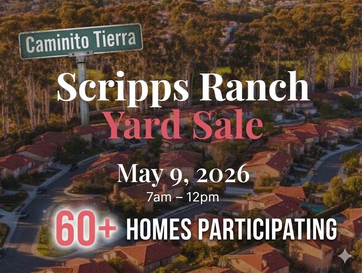 Scripps Ranch Community Garage Yard Sale - May 9, 2026