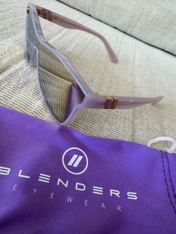 Blenders Sunglasses  Millennia DX  NEW   Unisex Gloss Milky Orchid Polarized PureBlend™ Lavender Champagne Mirror 100% UV Protection Medium - Large