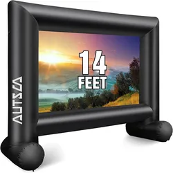 AUTSCA 14-Foot Inflatable Outdoor Movie Screen