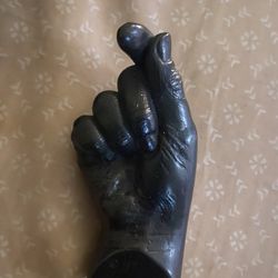 Graphite Hand Sculpture