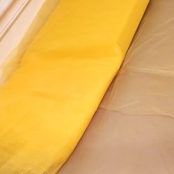 Yellow Tulle Fabric 10 Yards Long, 45" Wide
