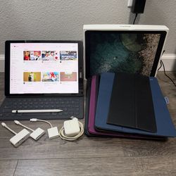 256g iPad Pro 12.9 inch (2017 Cellular Model) Bundle