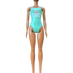 Mattel African American Doll With Pink Hair Model# M44HFGMT53 Llama Bathing Suit  This unique Mattel fashion doll model# M44HFGMT53 features an Africa