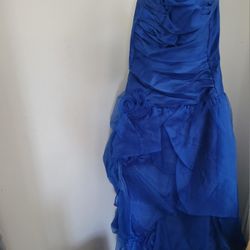 Blue Ruffle Dress