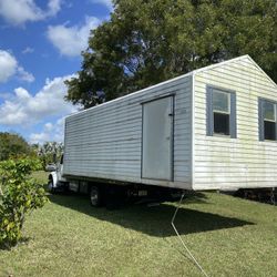Sheds Relocated , Movemo Casita De Patio Container Rv Trailer Crane 