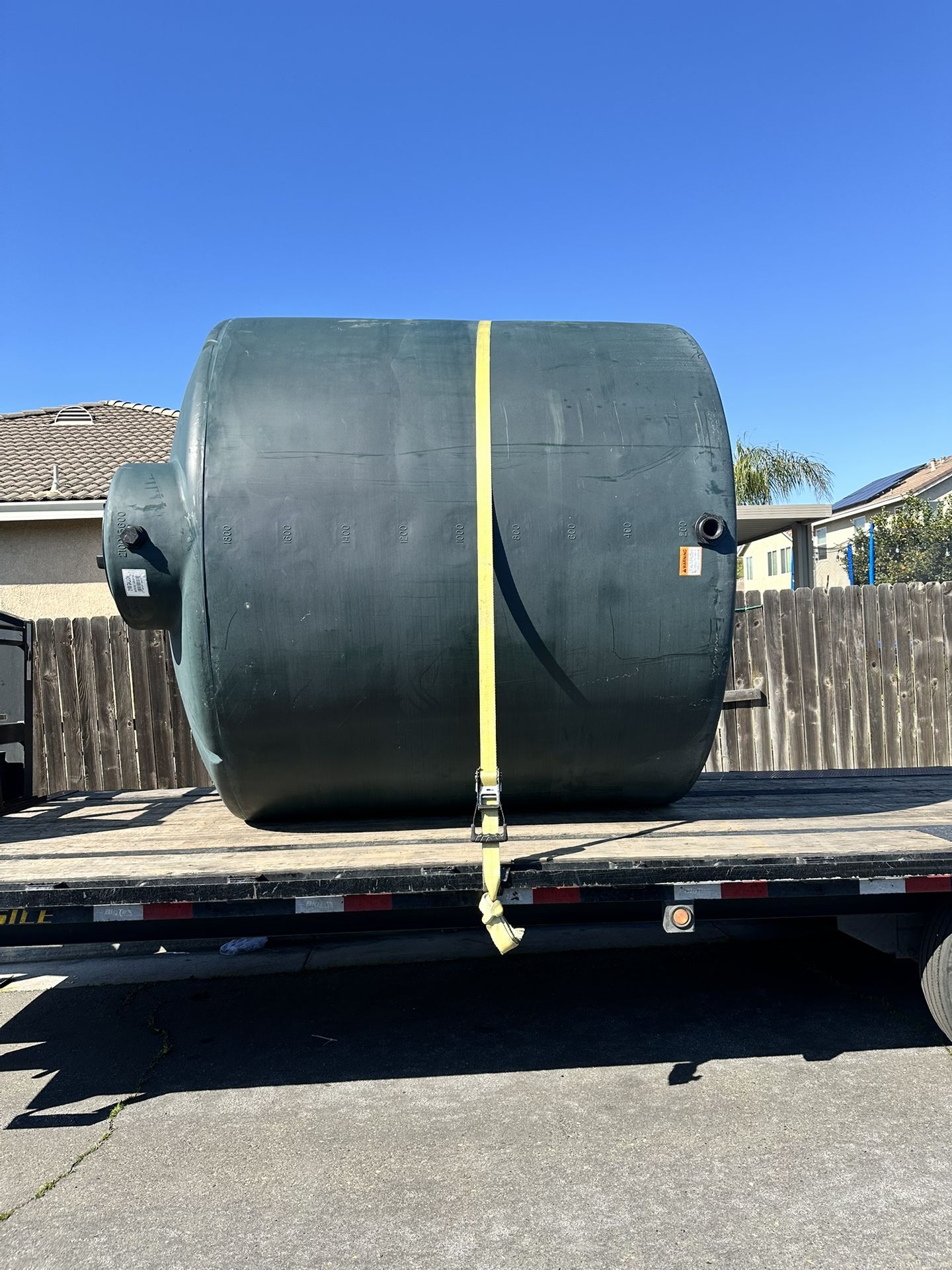 2100 Gallon Tank