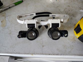 head-mounted magnifying glass