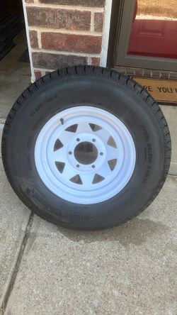 Trailer tire and wheel