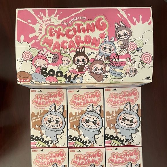 LABUBU EXITING MACRON (open Box) FROM POP MART HURRY SELLING OUT 