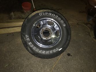 Tire and wheel