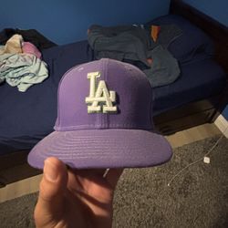 Purple Dodger Hat