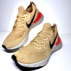 Nike epic react flyknit 2 cheap club gold