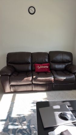 3seater sofa manual recliner