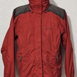 Marmot Gore-tex Jacket Womens Rain Coat Full Zip Size Medium Hiking Outdoors M