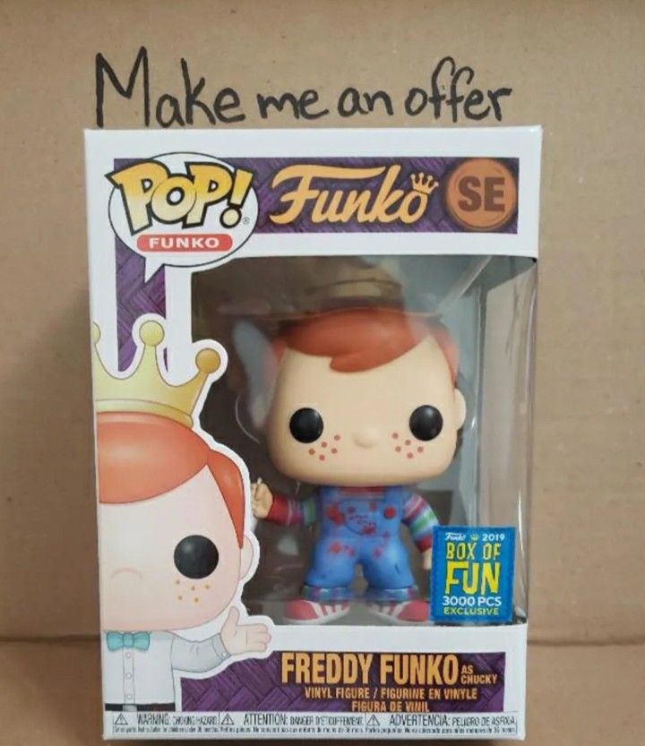 Freddy Funko as Chucky (Bloody) Limited Edition 3000 Piece Pop