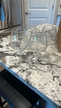 4 Set Princess House Wine Glass