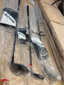 NEW- Callaway Edge Driver, 3 Wood, 5 Hybrid