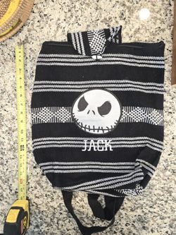 Jack Skellington Knitted Backpack 