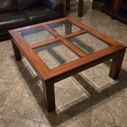 Sofa set, (1) Coffee Table, (3) End Table, (1) Lounge Chair , (1) Entertainment Stand