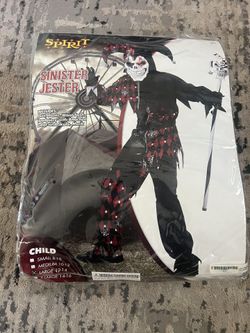 Sinister Jester Costume boys L