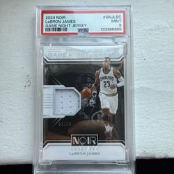 2024 Panini LeBron James Game Night Jersey Card PSA 9