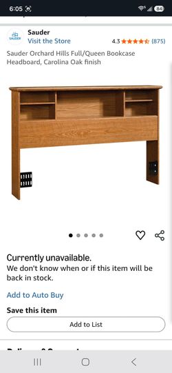 Full/Queen Headboard & Night Stand