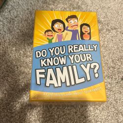 Do You Really Know Your Family Game New Never Opened