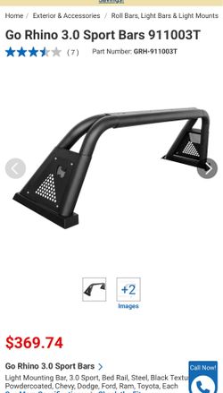 Roll Bar for full size pickup
