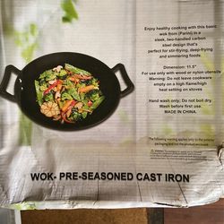Cast Iron Wok