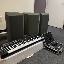 Complete Beginner Studio Setup - AKG Mic, KeyLab 49, Acoustic Treatment 