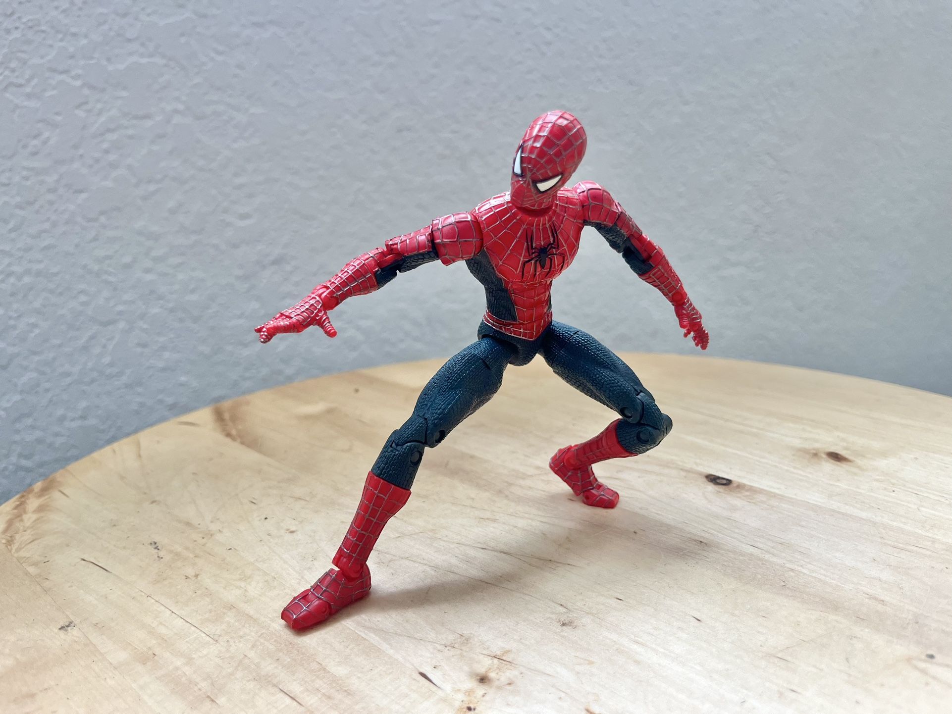 2003 Spider-Man 2 Movie Tobey Maguire - Super Poseable Spider-Man Action Figure