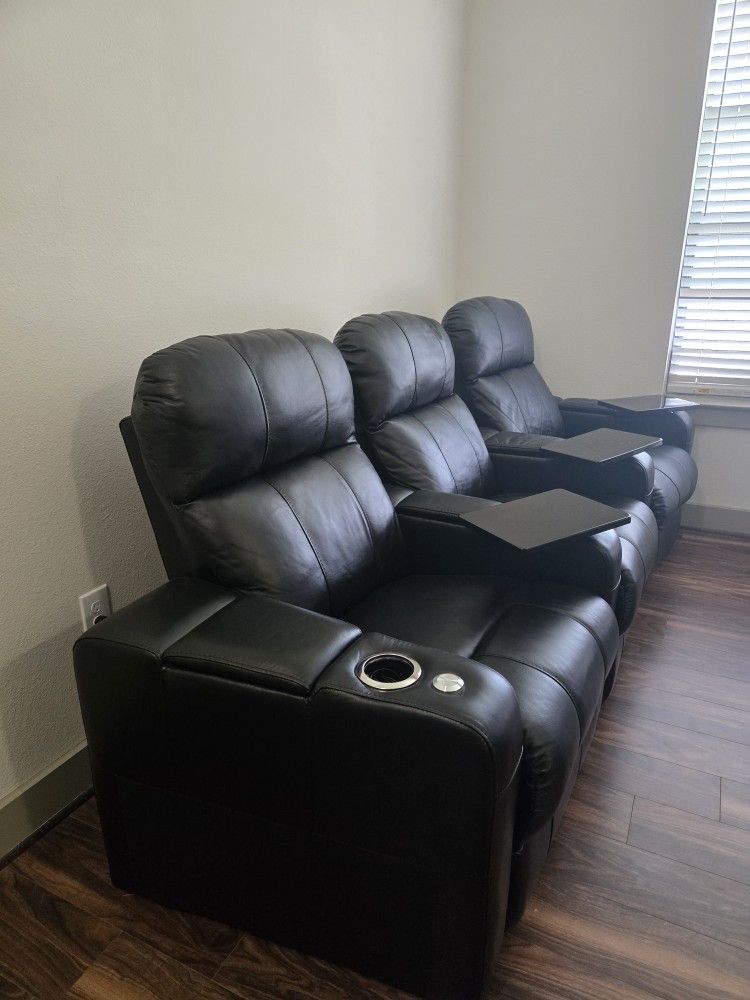 Recliner Seatcraft Pure Leather Black
