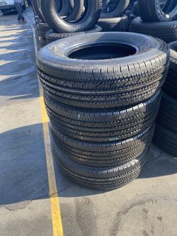 SET LT 245/75/16 BRIDGESTONE SEMI NEW 95%TREAD LIFE $350 PRICE INCLUDES PROFESSIONAL INSTALLATION AND TAX