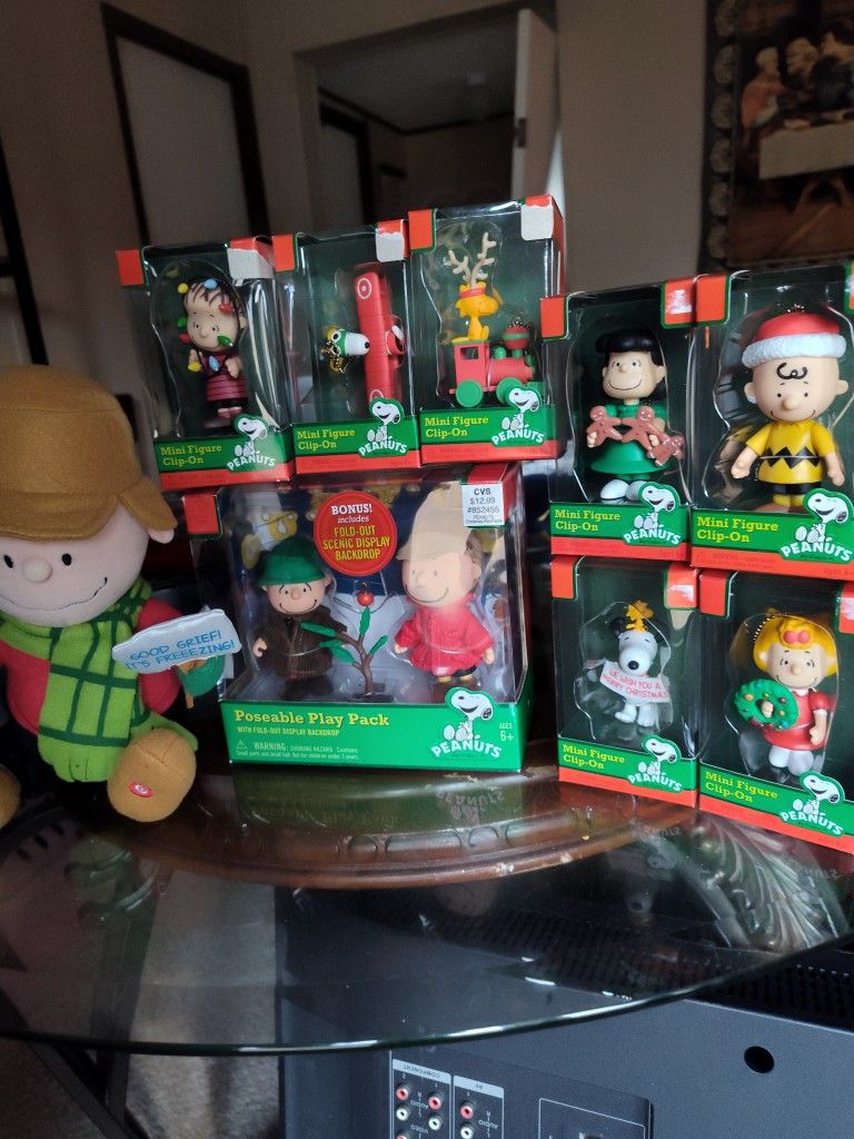 Vintage Charlie Brown Christmas Ornaments 