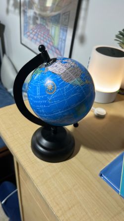 Small Earth Globe for Room Decor