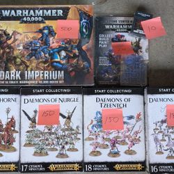 Warhammer 40k Age of Sigmar New Sets