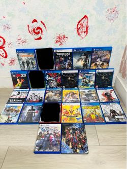 Playstation 5 Games And PlayStation 4 Games ( Used , Tested Working )  Read Description)