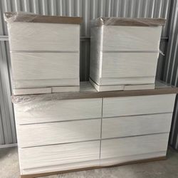 Dresser and 2 Nightstands / Cómoda y 2 Mesitas de Noche 🚚