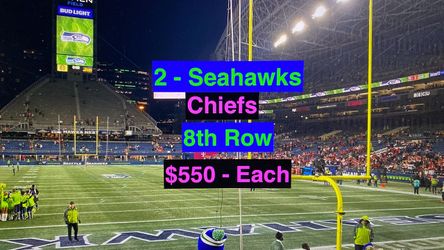 Seahawks Chiefs Tickets