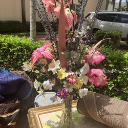 Huge Silk Plant Flowers Centerpiece For Home