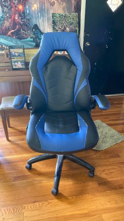 Blue and Black Gaming Chair