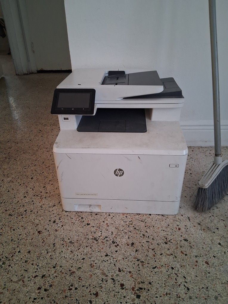 Wireless Hp Color Laser Pro MFP M477fdn Printer And Copy Machine