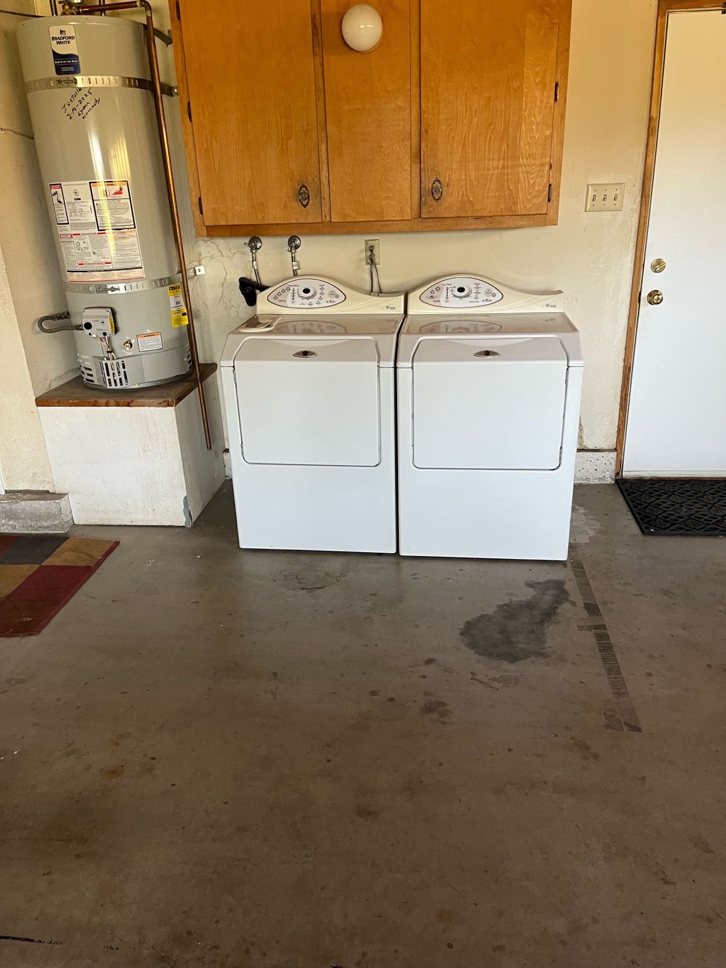 Washer and dryer