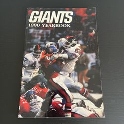 New York Giants 1990 Official Yearbook NFL Football Magazine