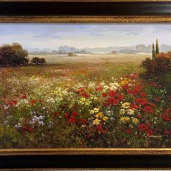 A Symphony of Wildflowers Oil Painting 