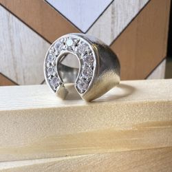 Sterling silver Ring  size 10 , 7.7g