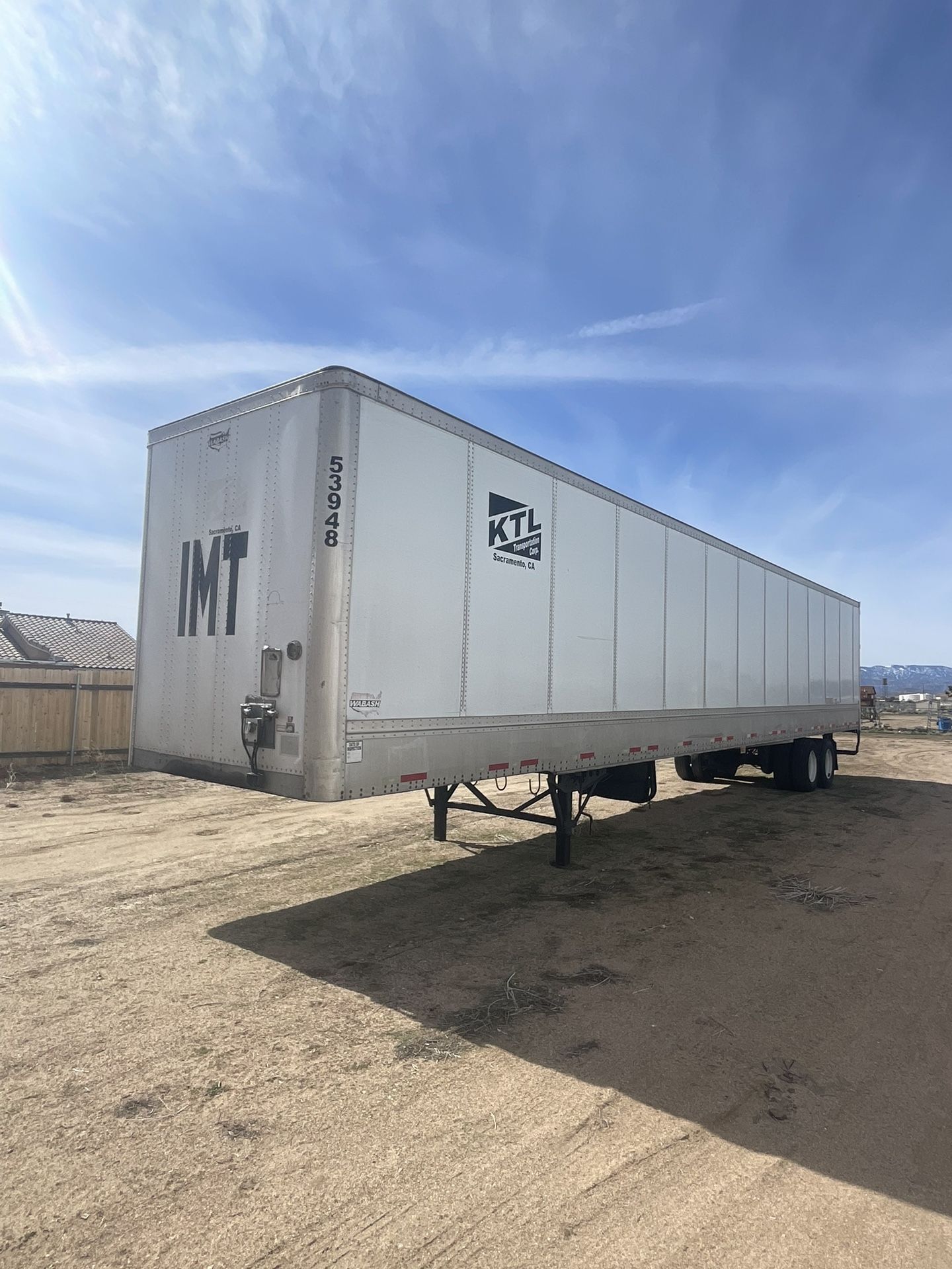 Wabash dry van trailer