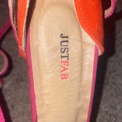Pink Orange Heels 